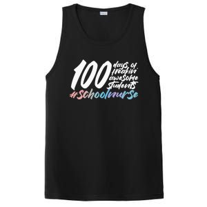 100 Days Of School Cute School Nurse Gift PosiCharge Competitor Tank