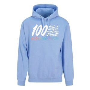 100 Days Of School Cute School Nurse Gift Unisex Surf Hoodie