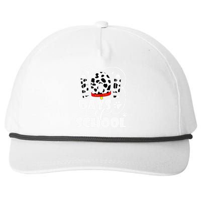 101 days of school dalmatian dog 100 days smarter teachers Snapback Five-Panel Rope Hat