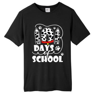 101 days of school dalmatian dog 100 days smarter teachers Tall Fusion ChromaSoft Performance T-Shirt