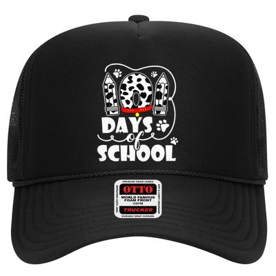 101 days of school dalmatian dog 100 days smarter teachers Trucker Hat