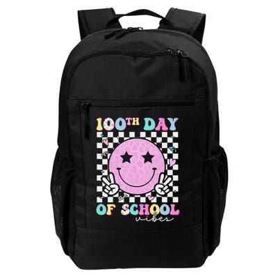 100th Day Of School Vibes Cute Groovy 100 Days Of School Daily Commute Backpack