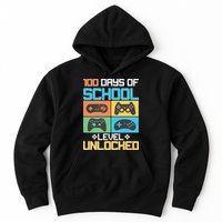 100 Days Of School Level Unlocked Video Game Fan Hoodie