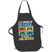 100 Days Of School Level Unlocked Video Game Fan Apron