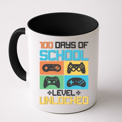 100 Days Of School Level Unlocked Video Game Fan Mug