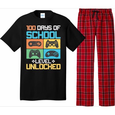 100 Days Of School Level Unlocked Video Game Fan Pajama Set