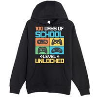 100 Days Of School Level Unlocked Video Game Fan Premium Pullover Hoodie