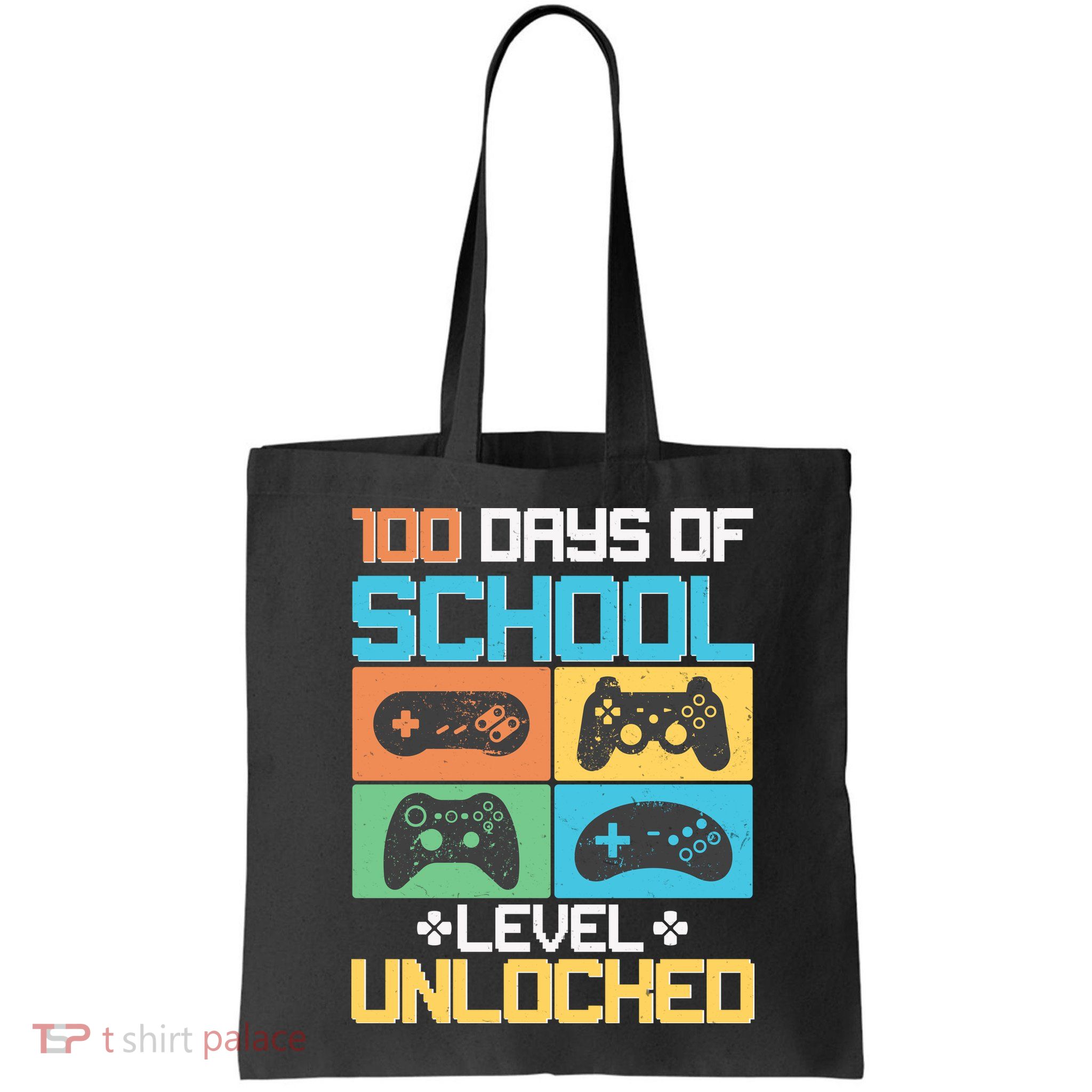 100 Days Of School Level Unlocked Video Game Fan Bag