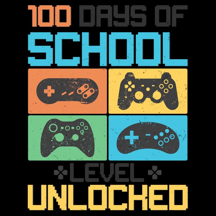 100 Days Of School Level Unlocked Video Game Fan 16oz Travel Tumbler