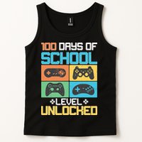 100 Days Of School Level Unlocked Video Game Fan Tank Top