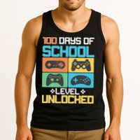 100 Days Of School Level Unlocked Video Game Fan Tank Top