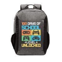 100 Days Of School Level Unlocked Video Game Fan Vector Backpack