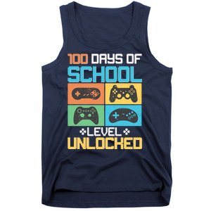 100 Days Of School Level Unlocked Video Game Fan Tank Top