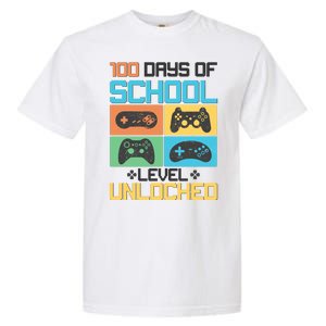 100 Days Of School Level Unlocked Video Game Fan Garment-Dyed Heavyweight T-Shirt