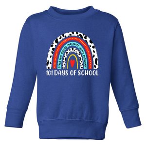 100 Days Of School Dalmatian Dog 100 Days Smarter Toddler Sweatshirt