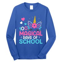 100th Day Of Kindergarten Gift 100 Magical Days Gift Long Sleeve Shirt