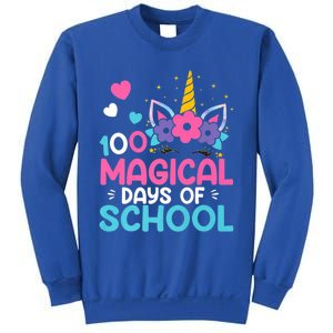 100th Day Of Kindergarten Gift 100 Magical Days Gift Sweatshirt