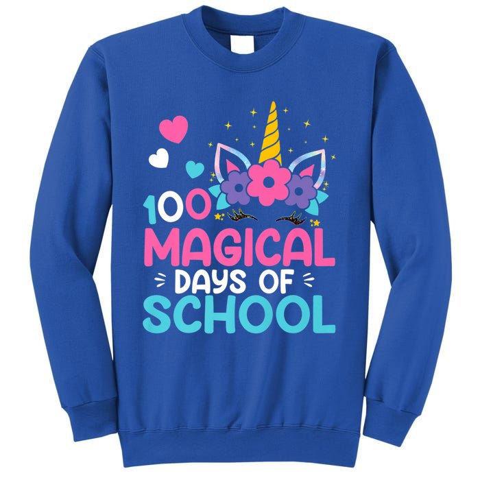 100th Day Of Kindergarten Gift 100 Magical Days Gift Sweatshirt