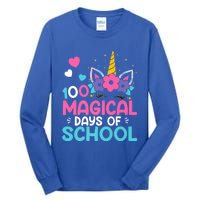 100th Day Of Kindergarten Gift 100 Magical Days Gift Tall Long Sleeve T-Shirt