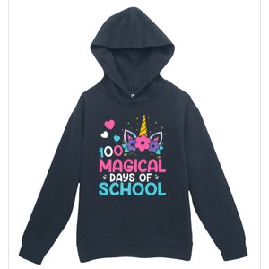 100th Day Of Kindergarten Gift 100 Magical Days Gift Urban Pullover Hoodie