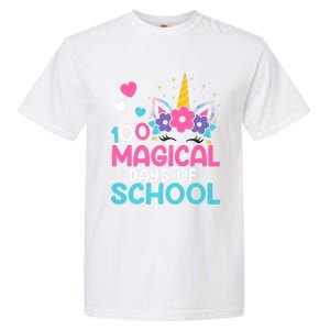 100th Day Of Kindergarten Gift 100 Magical Days Gift Garment-Dyed Heavyweight T-Shirt