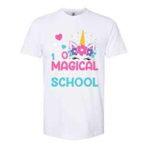 100th Day Of Kindergarten Gift 100 Magical Days Gift Softstyle CVC T-Shirt