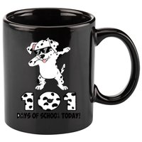 101 Days Of School Dabbing Dalmation Dog Teachers 11oz C Handle Ceramic Mug