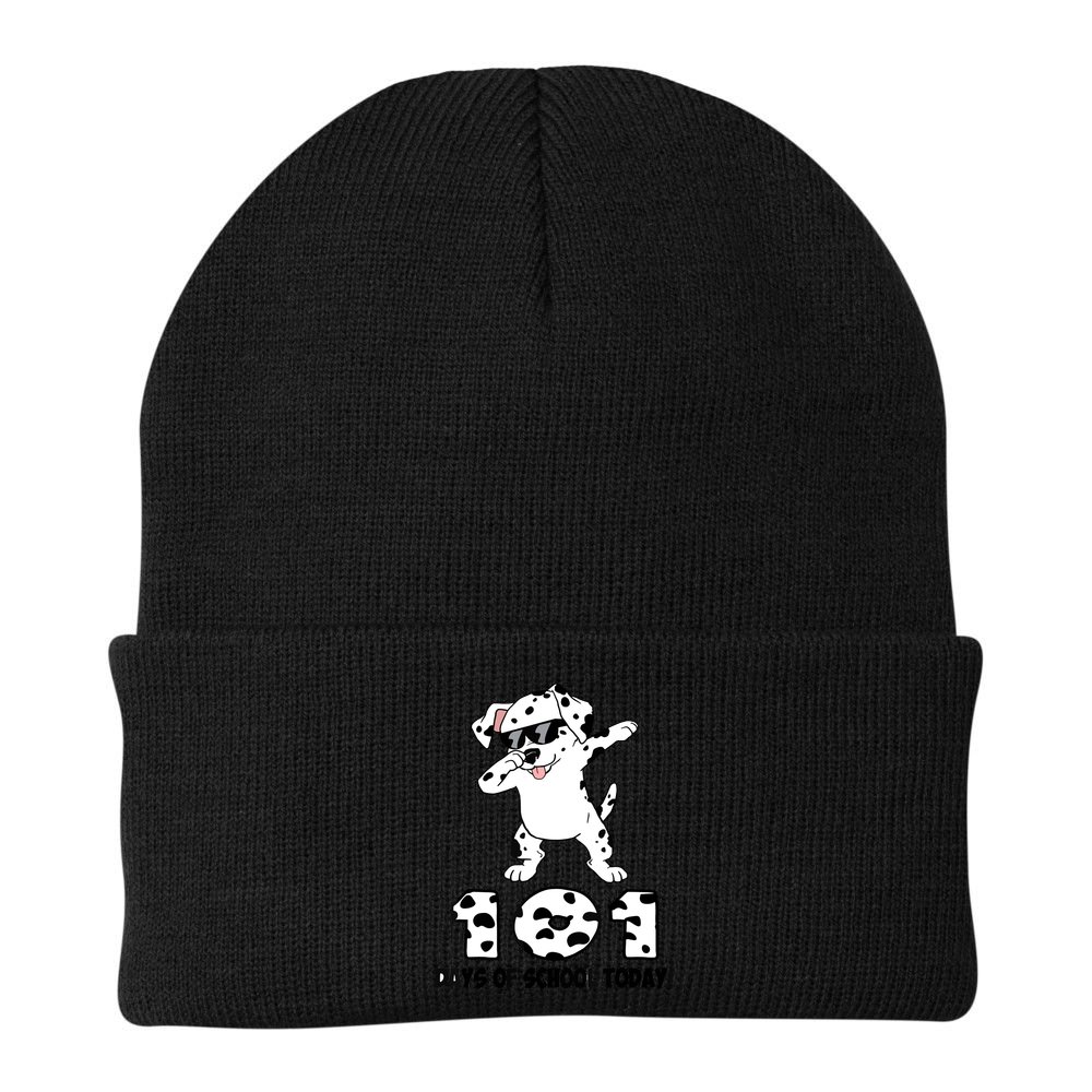 101 Days Of School Dabbing Dalmation Dog Teachers Beanie