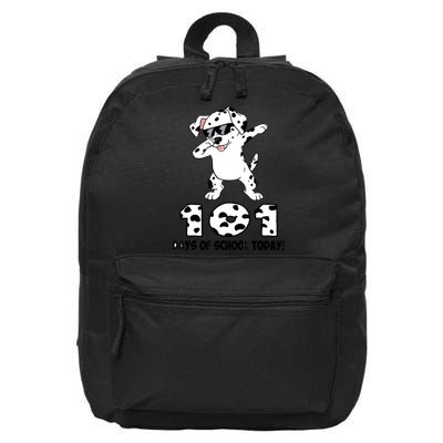 101 Days Of School Dabbing Dalmation Dog Teachers 16 in Basic Backpack