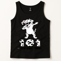 101 Days Of School Dabbing Dalmation Dog Teachers Tank Top