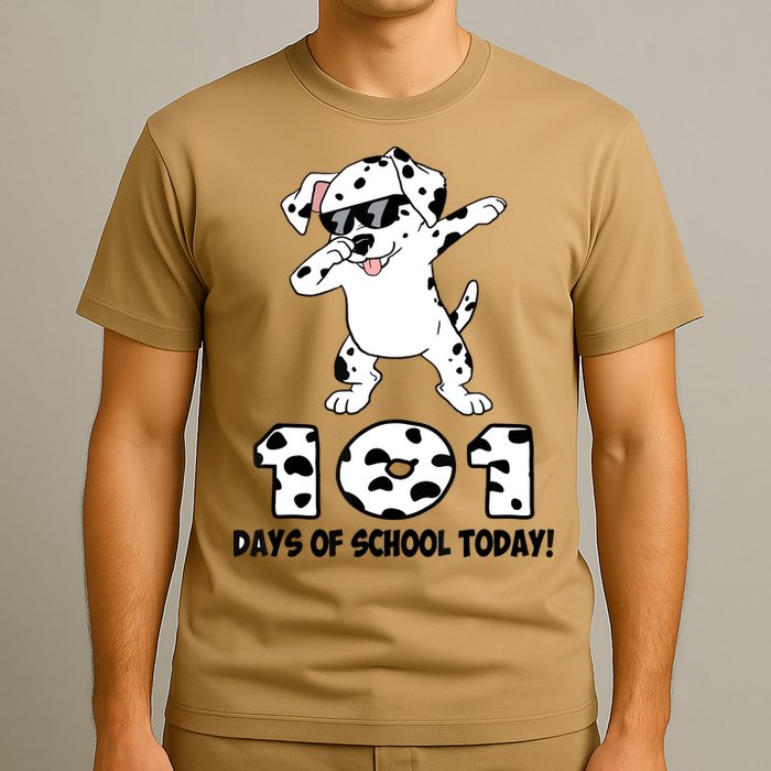 101 Days Of School Dabbing Dalmation Dog Teachers T-Shirt