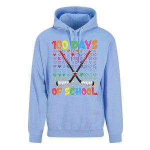 100 Days Of School Teacher Student Ice Hockey Gift Unisex Surf Hoodie