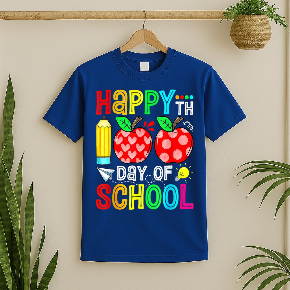100th Day Of School Teachers Costume 100 Days Students Gift T-Shirt