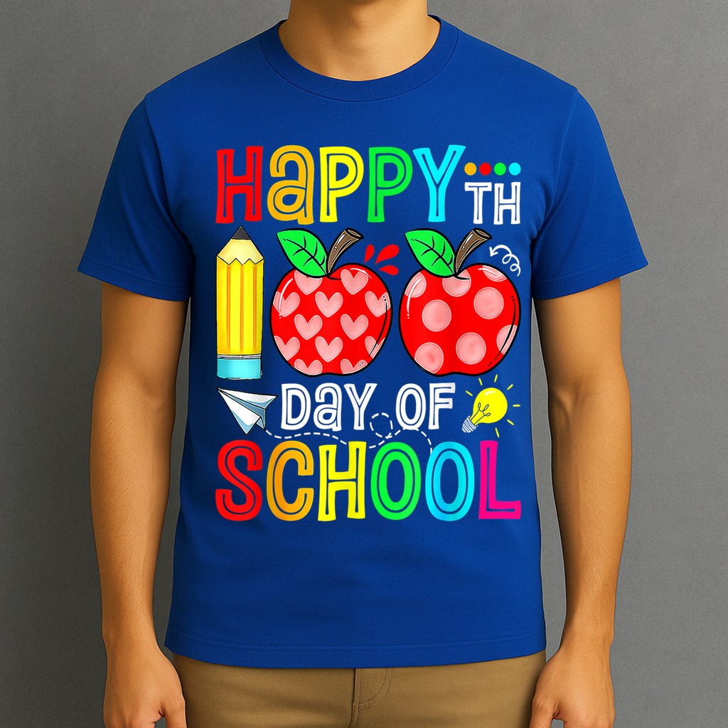 100th Day Of School Teachers Costume 100 Days Students Gift T-Shirt
