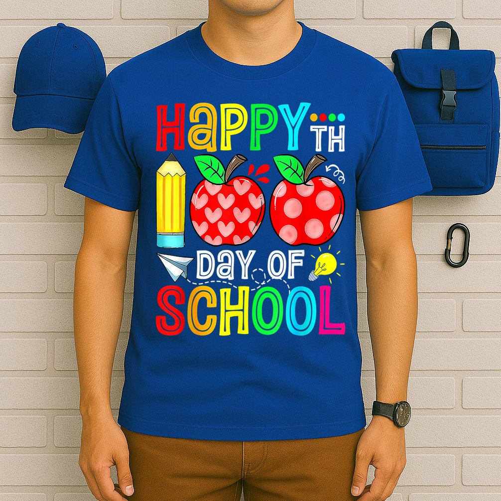 100th Day Of School Teachers Costume 100 Days Students Gift T-Shirt
