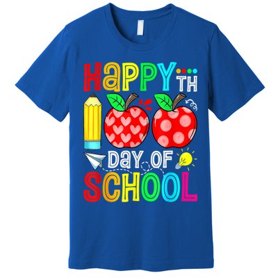 100th Day Of School Teachers Costume 100 Days Students Gift Premium T-Shirt