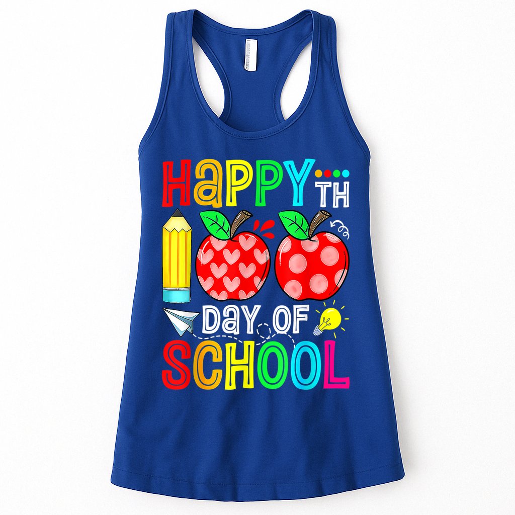 100th Day Of School Teachers Costume 100 Days Students Gift Womens Tank Top