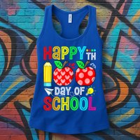 100th Day Of School Teachers Costume 100 Days Students Gift Womens Tank Top