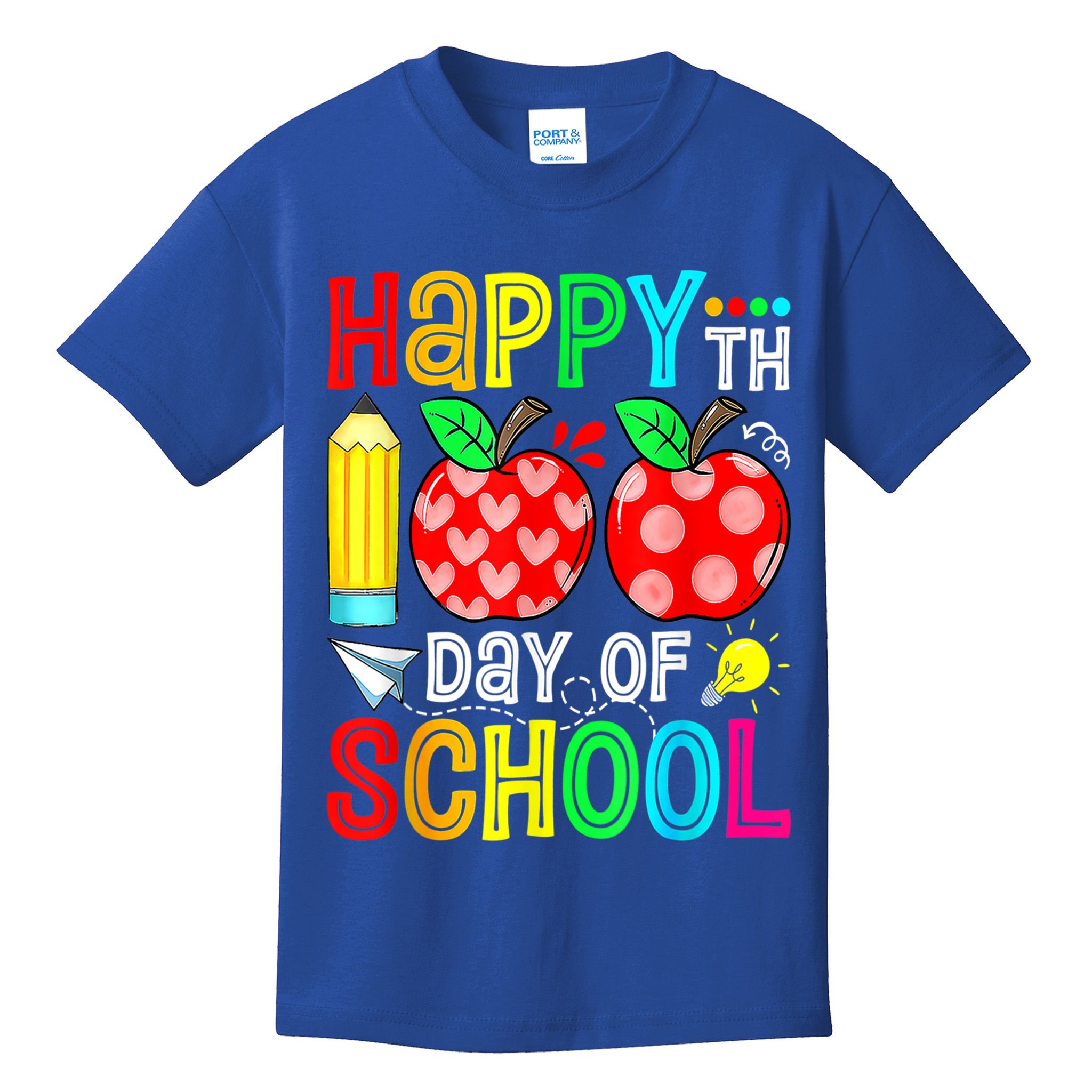 100th Day Of School Teachers Costume 100 Days Students Gift Kids T-Shirt