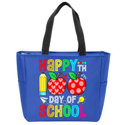 100th Day Of School Teachers Costume 100 Days Students Gift Zip Tote Bag