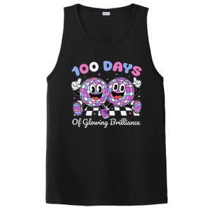 100 Days Of Glowing Brilliance 100th Day Of School Boy PosiCharge Competitor Tank