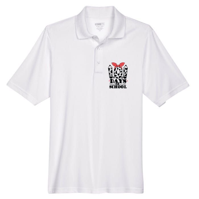 101 Days Of School Dalmatian Logo Cute Men's Origin Performance Piqué Polo