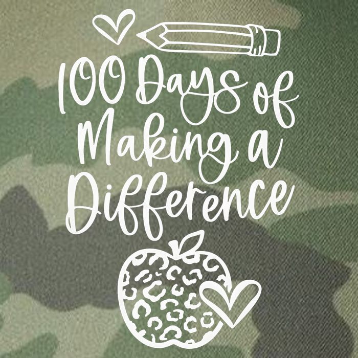 100 Days Of Making A Difference 100 Days Of School Legacy Tie Dye Trucker Hat
