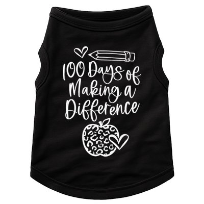 100 Days Of Making A Difference 100 Days Of School Doggie Tank