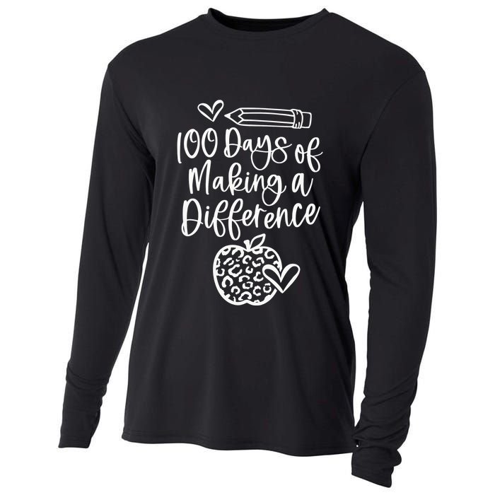 100 Days Of Making A Difference 100 Days Of School Cooling Performance Long Sleeve Crew