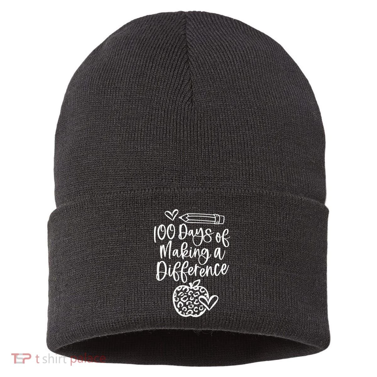 100 Days Of Making A Difference 100 Days Of School Sustainable Knit Beanie