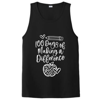 100 Days Of Making A Difference 100 Days Of School PosiCharge Competitor Tank