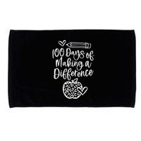 100 Days Of Making A Difference 100 Days Of School Microfiber Hand Towel
