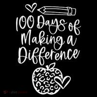 100 Days Of Making A Difference 100 Days Of School Visor