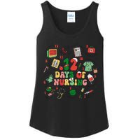 12 Days Of Nursing Christmas Rn Icu Er Nurse Crew Holiday Ladies Essential Tank